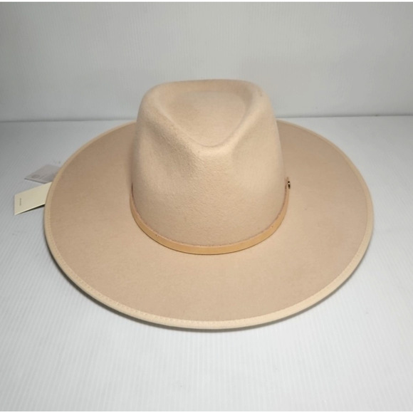 WILL + BEAR Wide Brim Fedora Hat Andy Oak Medium- Retail $127 - Picture 4 of 9